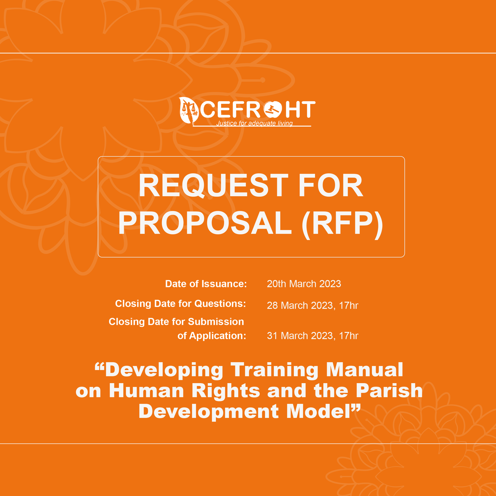 REQUEST FOR PROPOSAL (RFP)